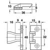 Push in Plinth Fasteners Fittings Press Fit Panel Clips x4