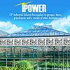 2-Pack iPower 12 Inch Variable Shutter Exhaust Fan Aluminum with Speed Controlle