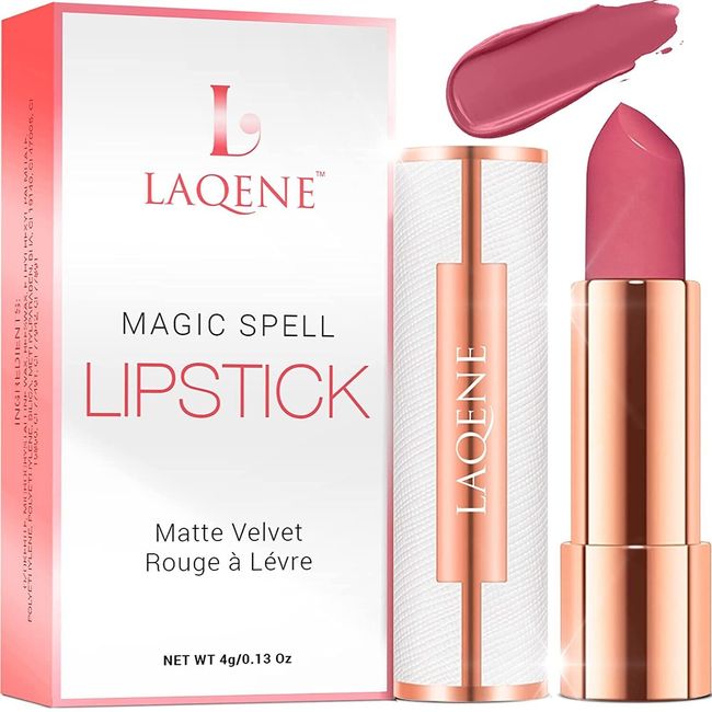 LAQENE KISSPROOF ROUGE LIPSTICK SILKY FEEL CREAMY & SMOOTH RICHY PIGMENTED PINK