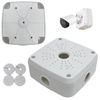 Plastic Junction Box,Rainproof Dustproof, Junction Box, Universal Electrical Enclosure, Outdoor and Indoor Usage Project Box Security Camera Bracket (115 * 115 * 50mm-3Pack)