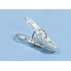 PMU Bubble/Balloon 30 gram Clip-n-Weight Clear Plastic Balloon Weights (25/Pkg) Pkg/1