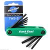 Park Tool TWS-2 Bicycle Torx Wrench Set Star Shaped Folding Tool - Green