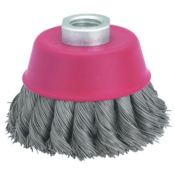 3 in. Twisted Wire Cup Brush Rust Cleaning Paint Remover Mechanical Tool Powering