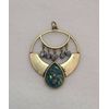 Gold Tone And Resin Opal Pendant