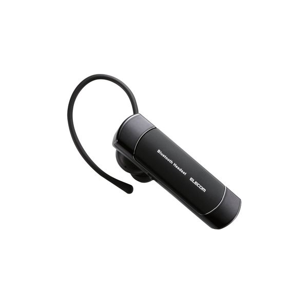 Elecom Bluetooth Headset, Hear Phone Calls, Music, & Video Audio, blk