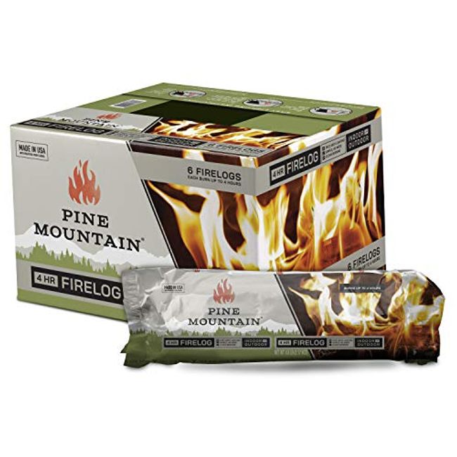 Pine Mountain Classic 4-Hour Burn Time Traditional Firelog (6-pack), 6 Count