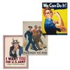 World War Propaganda Poster Pack Motivational Quotes A2 Size