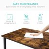 🚜3 Piece Kitchen Table Set Dining Table and Chairs for 2 Metal and Wood Rustic