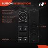 A-Premium Master Power Window Switch Compatible with Ford Explorer 2016 2017 2018 2019, Front Left Driver Side