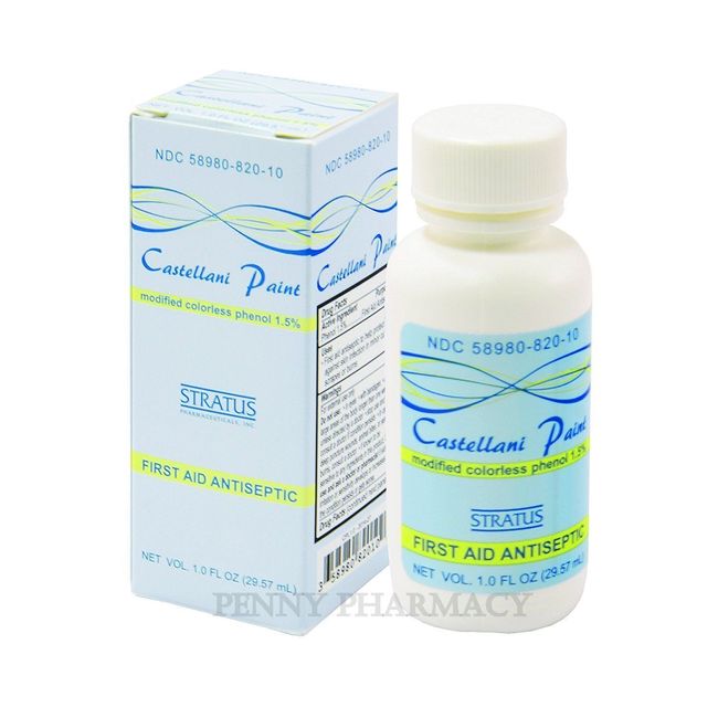 Castellani Paint Antiseptic Colorless 1oz  PHARMACY FRESH! ^