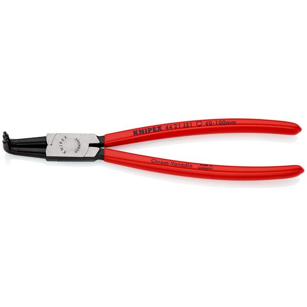 KNIPEX Internal 90 Angled Snap Ring Pliers-Forged Tips