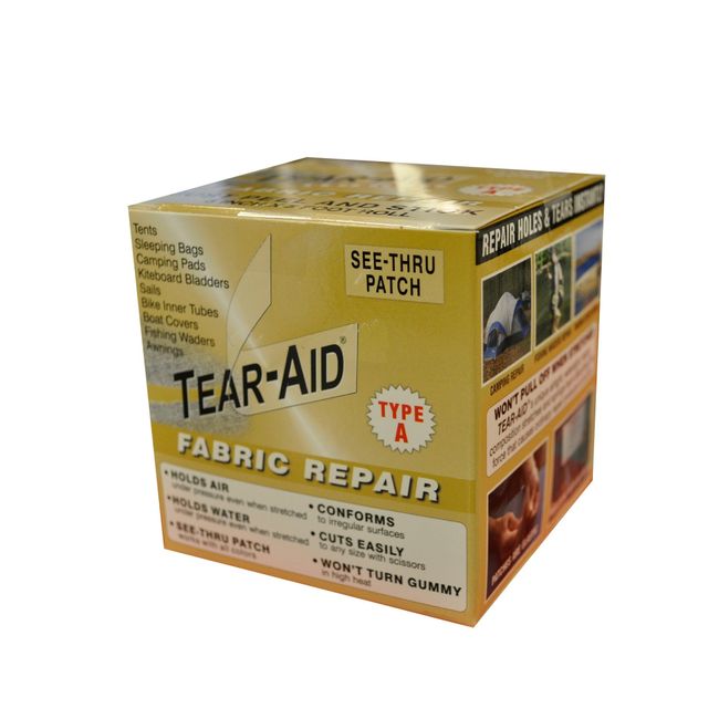 TEAR-AID Fabric Repair Kit, 3 in x 5 ft Roll, Type A, Single