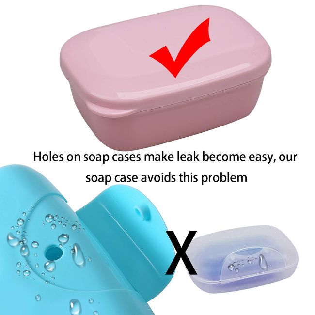 Portable Travel Soap Box Soap Dishes Soap Holder Container Soap