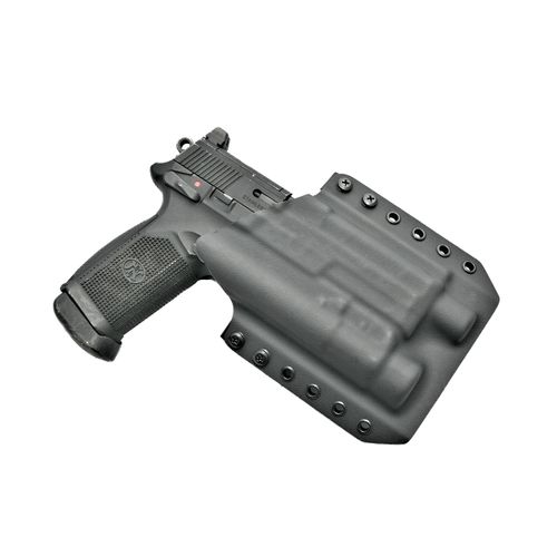 Light Bearing Holster for The FNX-45 Tactical with Streamlight TLR-1 / TLR-1 HL | Light Bearing Holster for FN FNX-45 Tactical/FNX-45| Outside The Waistband Light Bearing Kydex Holster