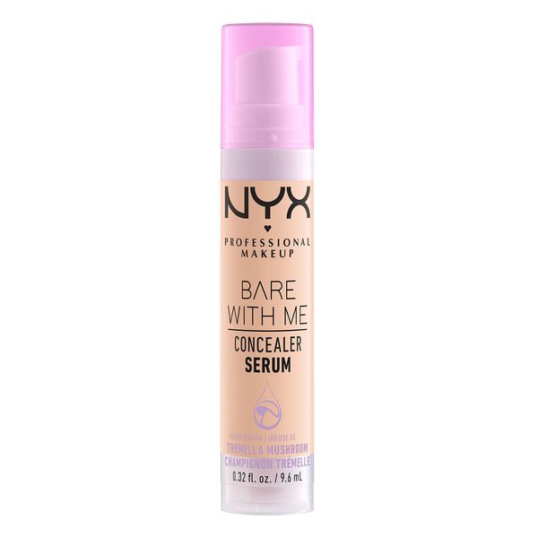 NYX Professional Makeup Bare With Me Concealer Serum, Natural, Medium Coverage, Vanilla, 9.6ml