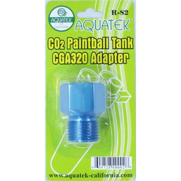 AQUATEK CO2 Paintball Tank Adapter for CGA 320 Standard CO2 Regulator