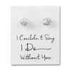 Philip Jones I Couldn't Say I Do Without You Knot Cufflinks