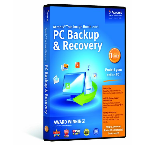 True Image Home 2011 PC Backup and Recovery [Old Version]