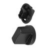 Ignition Key Knob Push Turn Switch & Insert Set Compatible with Mitsubishi Lancer 2008-2017 4408A167 4408A031 Black Keyless Push Start Button Cover Ignition Switch