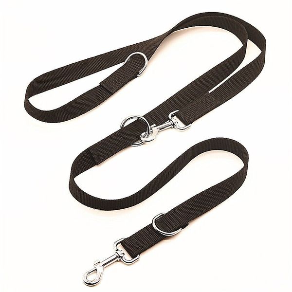 Double Ended Dog Leashes Control Dog Lead Leash Dog Chain Safety Pet Leashes