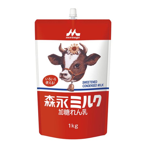 Morinaga Sweetened Milk, Morinaga Milk, Spout Pouch, 2.2 lbs (1 kg), Commercial Use, Large Capacity, Condensed Milk