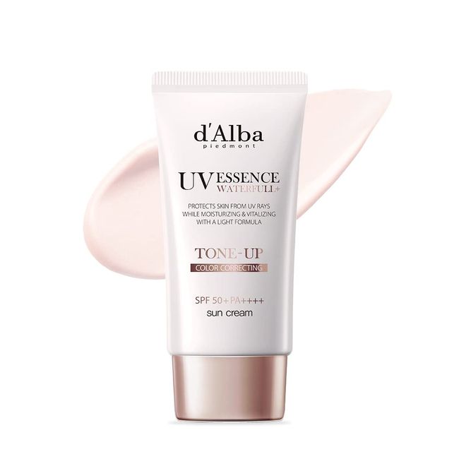 d'Alba Tone Up Sun Cream, 1.7 fl oz (50 ml), Official Korean Product, Makeup Foundation, Sunscreen, UV Protection, Moisturizing, UV Protection, Vegan (1)
