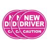 GEEKBEAR New Driver Magnet_Circular Type (3 Pack) (Pink/Pink)