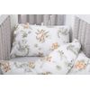 BABYMAM Double-sided Cot Rail Rung Wrap Protector 1Pc Grey
