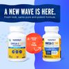 Oceanblue Professional Omega-3 2100 – 180 ct – Triple Strength Burpless Fish Oil Supplement with High-Potency EPA, DHA, DPA – Wild-Caught – Orange Flavor (90 Servings)