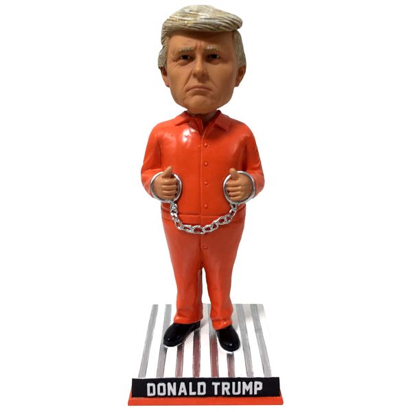 Donald Trump Prison Jail Suit Bobblehead