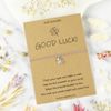 Good Luck Clover Charm Wish Bracelet
