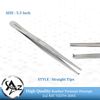 OR Grade Thumb Tissue Forceps 5.5" 1x2 Rat Teeth Tweezers Surgical Instruments