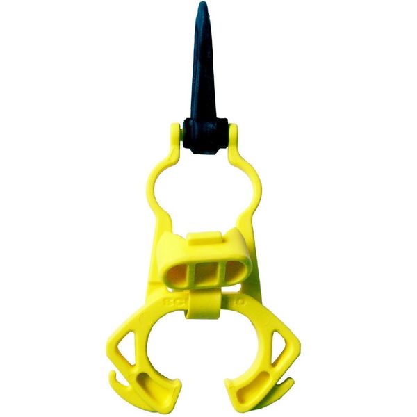 Scubapro Octopus Retainer & Plug w/clip - Yellow