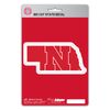 FANMATS 61343 Nebraska Cornhuskers Team State Shape Decal Sticker