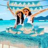 Beach Party Tableware Set - 142 PCS Ocean Wave Decorations & Supplies