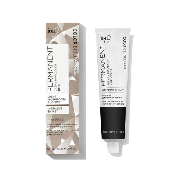 Ion 8MB Light Mushroom Blonde Permanent Creme Hair Color 8MB Light Mushroom Blonde