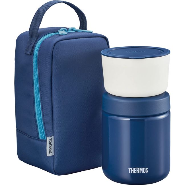 Thermos Vacuum Insulated Soup Lunch Set, 10.1 fl oz (300 ml), Navy JBY-551 NVY