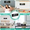 16" Digital LED Desk Alarm Clock Large Display Wall Clock Temperature Date Timer