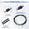 Universal 4.3 Meter 169inch Throttle Shift Remote Control Box Cable Pack of 2