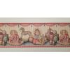 Vintage Image w/ Dolls & Toys Crackled Wallpaper Border