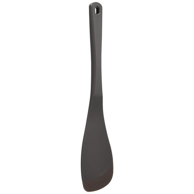 Yaksell MOTHER'S SELECTION L 40387 Spatula, Heat Resistant Silicone Spatula, Rice Spoon, Confectionery Turner, 11.8 inches (30 cm), Brown