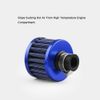 12mm Mini Oil Breather Air Filter Universal Blue