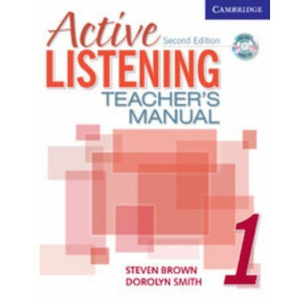 Active Listening 1 Teacher's Manual with Audio CD [Active Listening Second editi