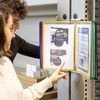 Tarifold Technic Wall Display Unit with 5 Clip-on Index Tabs and 10 Pockets A4 Assorted A4 Ref 414109
