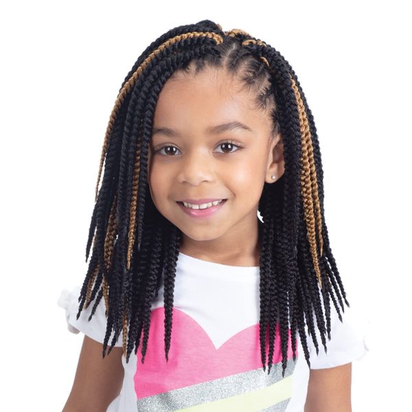 FREE TRESS FreeTress Crochet Braids 3X Kids Box Braid 9'' (3-PACK, 1)