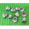 Lego 10 Light Bluish Gray Knights Helmet with Neck Protector / Medieval Castle