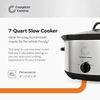 Complete Cuisine 7.0 Quart Stainless Steel Slow Cooker