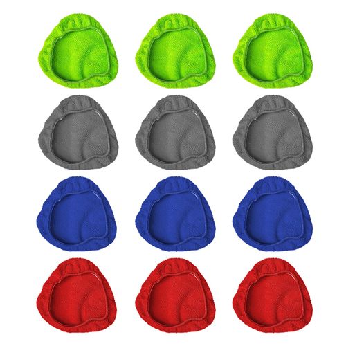 Ziciner 12 PCS Car Care Microfiber Cloths for Windshield Cleaner, Replaced Microfiber Pads Cover Kit, Car Windshield Cleaning Tool Bonnets, Interior Auto Window Cleaner Washing Pads (12 PCS)