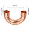 sourcing map 180 Degree Return Bend Copper Fitting Welded Elbow Connection, 5/8 Inch ID for HVAC Refrigeration