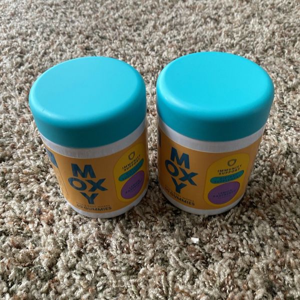 SET OF 2 JARS - Bath & Body Works Lemon Raspberry MOXY Gummies 60 Count Each NEW